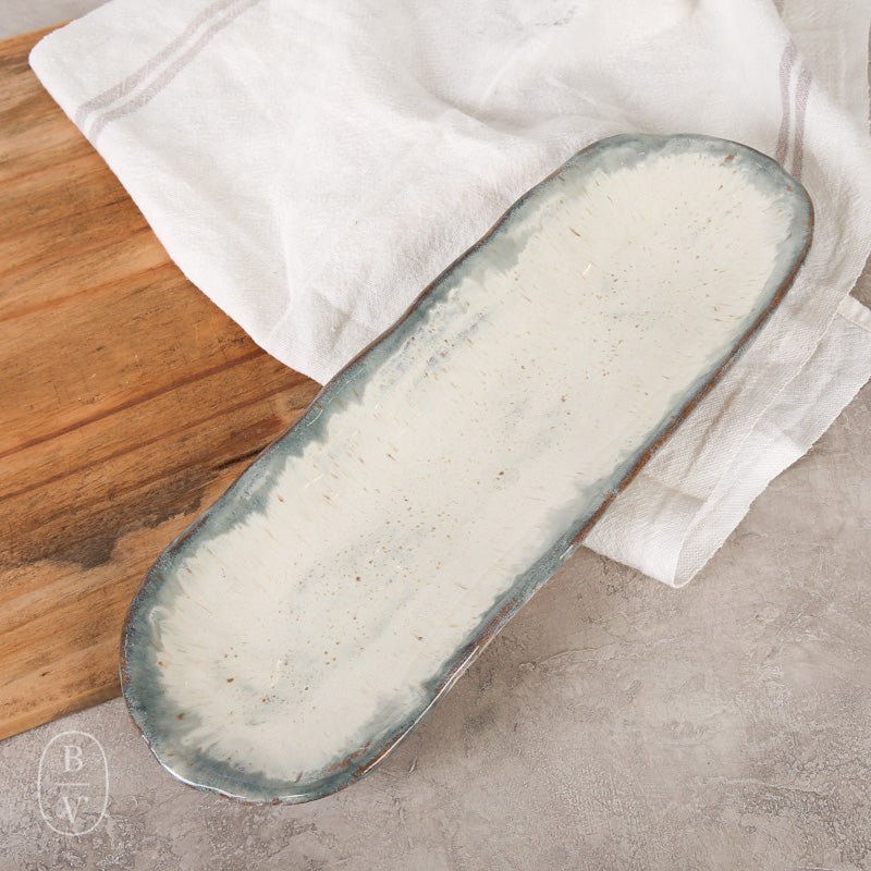 Etta B Pottery BREAD TRAY Lapis