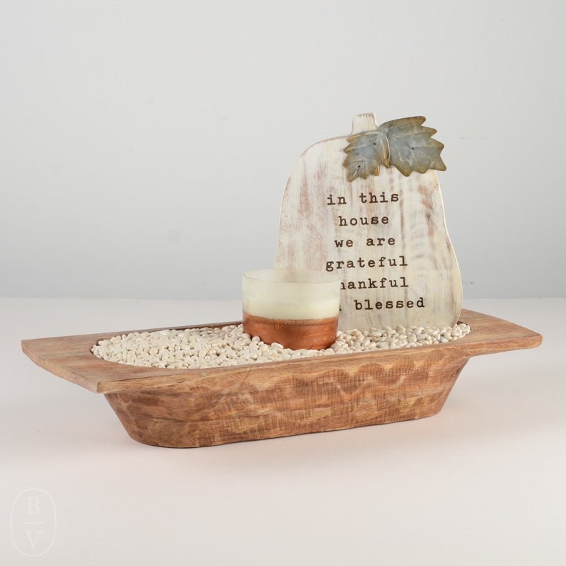 Mango Wood Dough Bowl By Mudpie – Bella Vita Gifts & Interiors