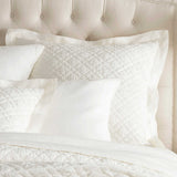 Pine Cone Hill WASHED LINEN QUILTED SHAM Ivory