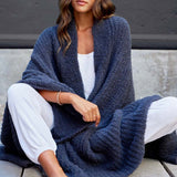 Barefoot Dreams COZYCHIC RIBBED THROW BLANKET Slate Blue