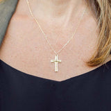 Madison Sterling Jewelry BIBLE VERSE CROSS NECKLACE