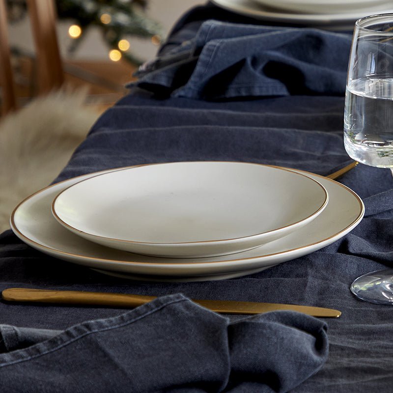Casafina by Costa Nova AUGUSTA DINNER PLATE Natural_Gold