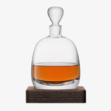 LSA WHISKEY ISLAY DECANTER Clear_Walnut 34 oz