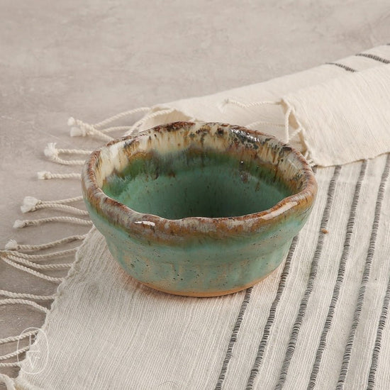 Etta B Pottery SALSA BOWL Blue