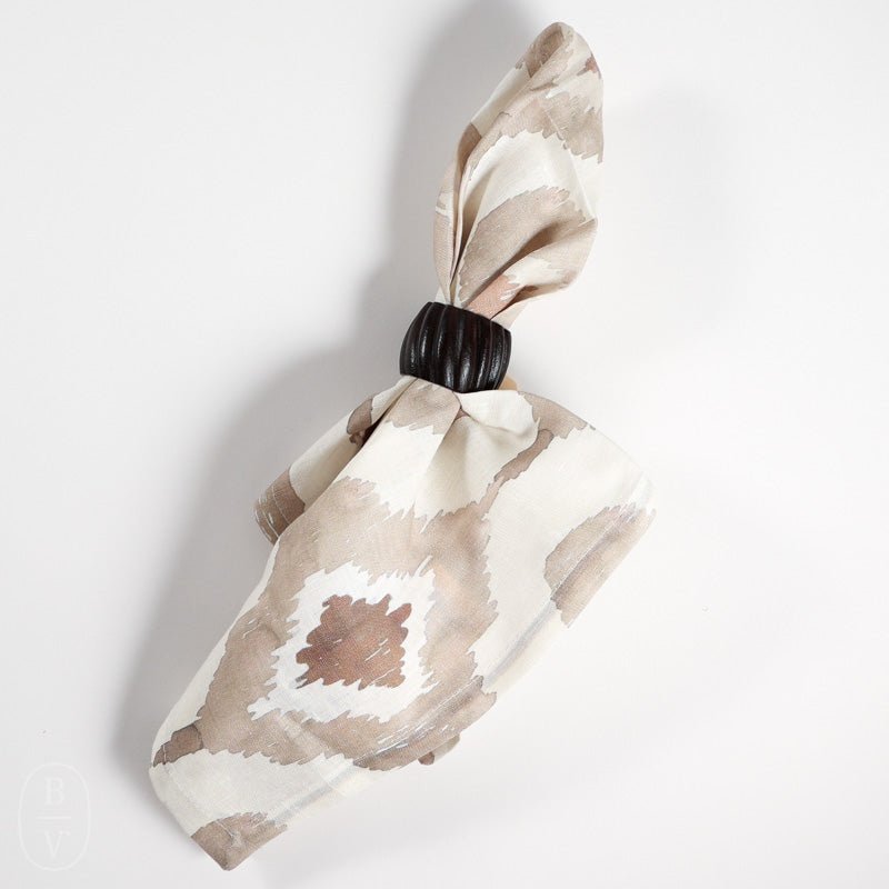 Kim Seybert WATERCOLOR IKAT NAPKIN Taupe