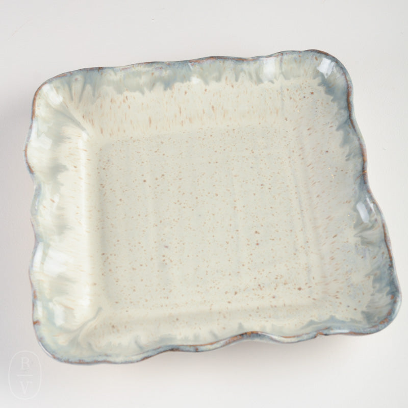 Etta B Pottery SQUARE PLATTER Lapis