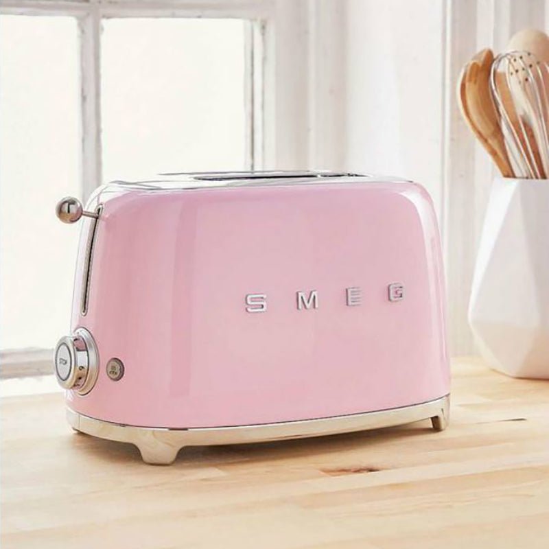 SMEG TSF02 4-Slice Toaster - Pink