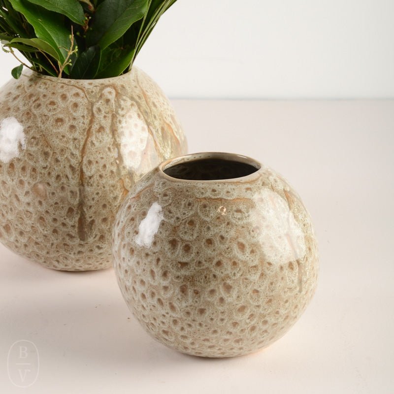 Alex Marshall Studios SPHERE VASE Speckled Brown