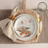 Casafina DEER FRIENDS SALAD PLATE SET OF 4