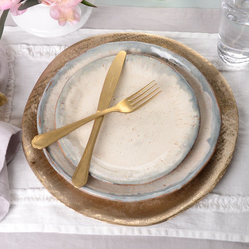 Etta B Pottery FARMHOUSE ROUND DINNER PLATE Lapis