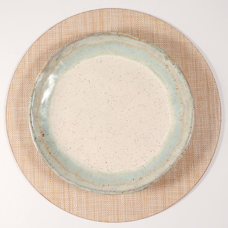 Etta B Pottery FARMHOUSE ROUND DINNER PLATE Hydrangea