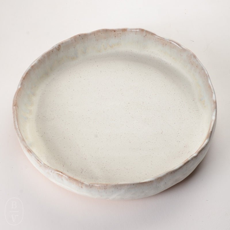 Etta B Pottery GRANDE ROUND SERVER Dogwood