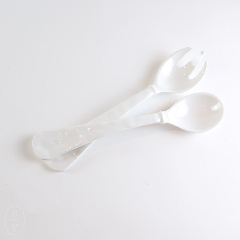 Beatriz Ball VIDA HAVANA SALAD SERVERS White Large