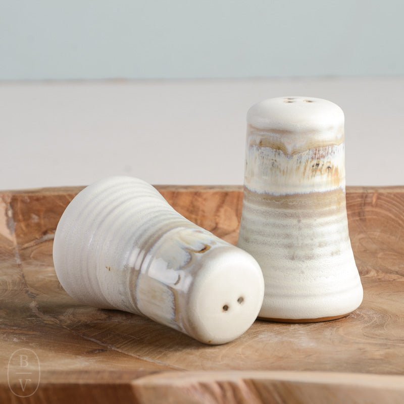 Etta B Pottery SALT AND PEPPER SET Dogwood