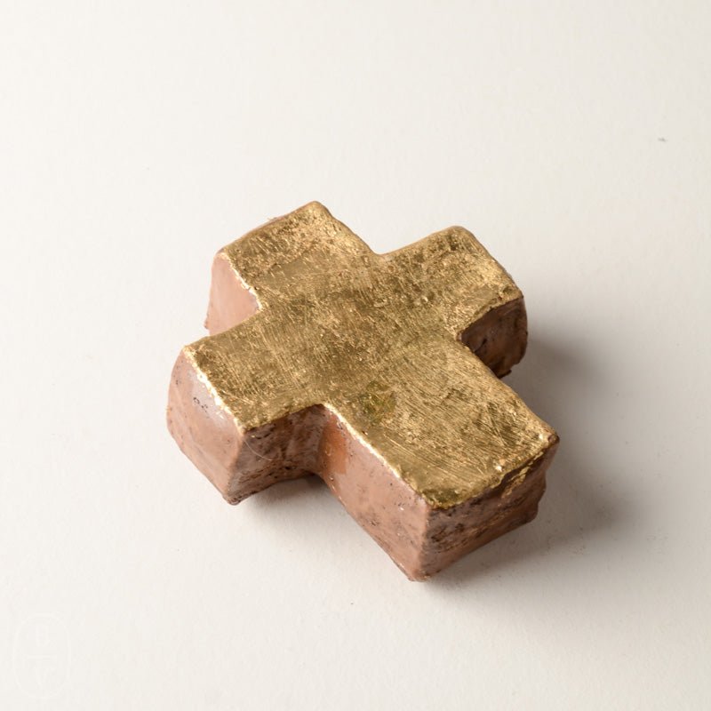 Barbara Biel ORIGINAL HANDMADE CROSS Gold