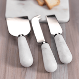 MARBLE CHEESE KNIVES SET OF 3 - Zodax