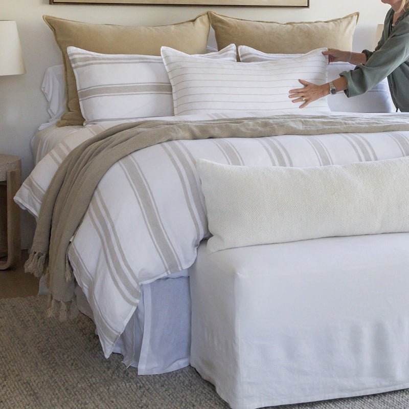 Pom Pom At Home JACKSON DUVET White_Natural