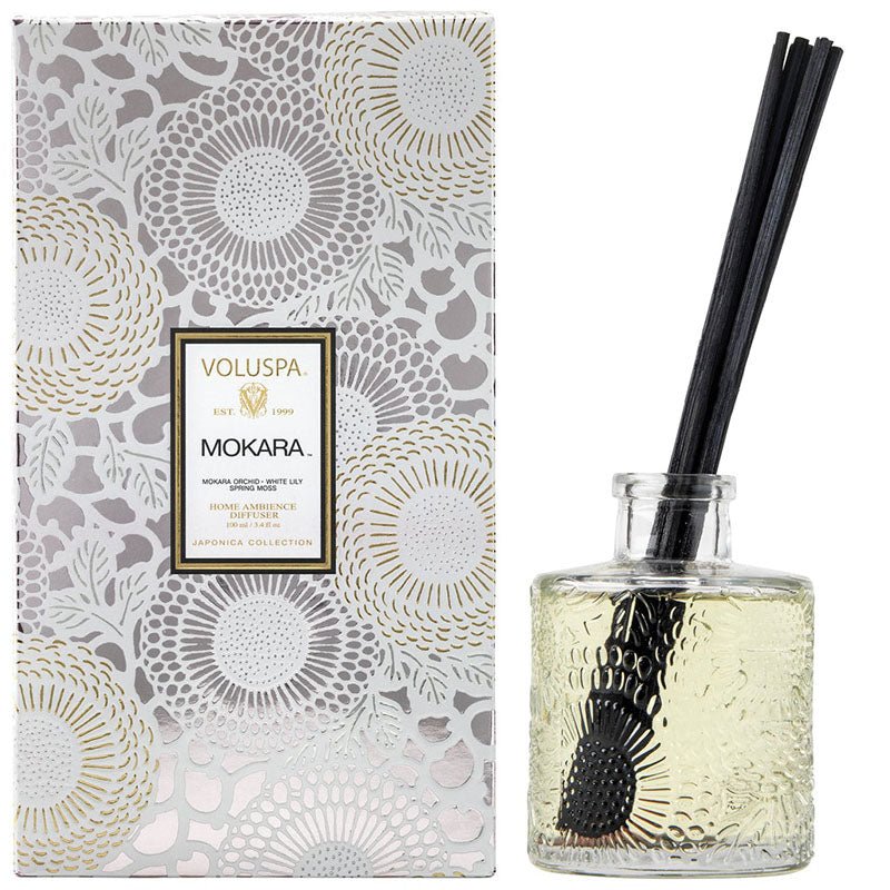 Voluspa BOXED REED DIFFUSER Mokara
