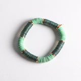 Ink and Alloy LARGE SEQUIN STRETCH BRACELET Mint
