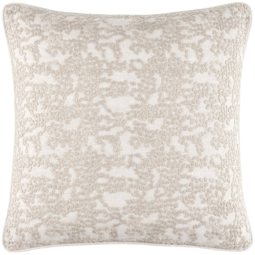 LYDIA EMBROIDERED DECORATIVE PILLOW - Pine Cone Hill