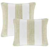 AWNING STRIPE INDOOR OUTDOOR PILLOW - Pine Cone Hill