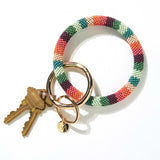 Ink and Alloy CHLOE SEED BEAD KEY RING
